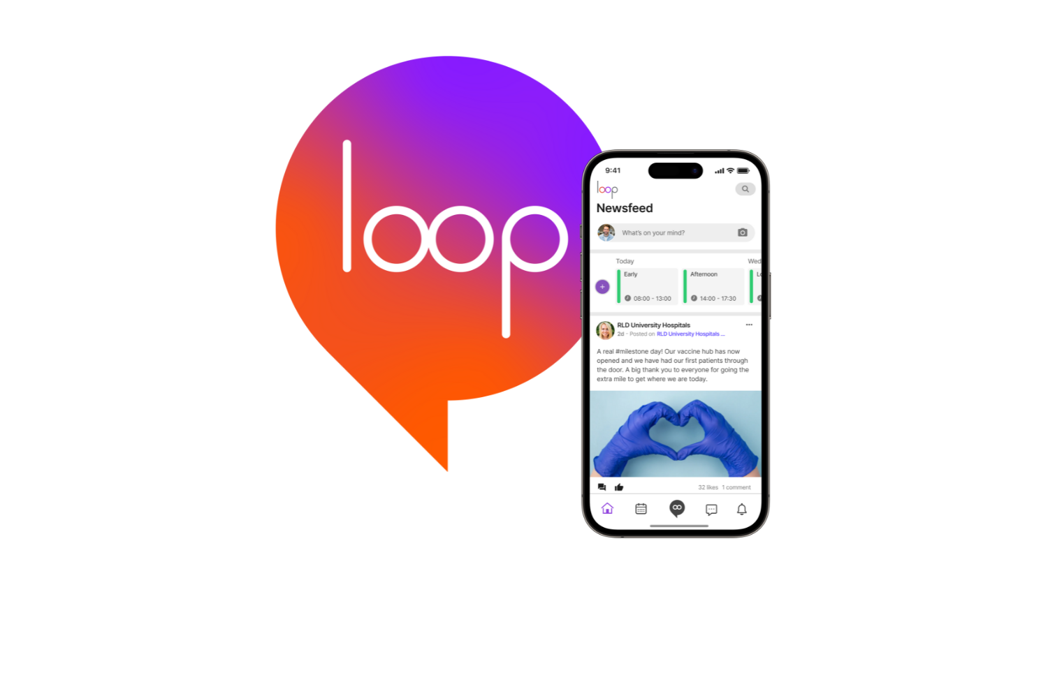 Loop - engaging employee app for roster access